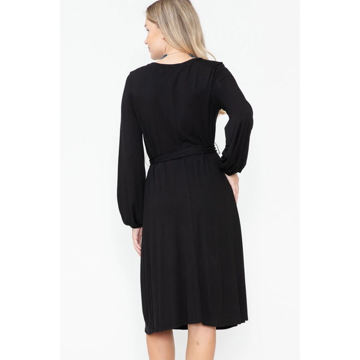 Black Elegant Autumn Dress