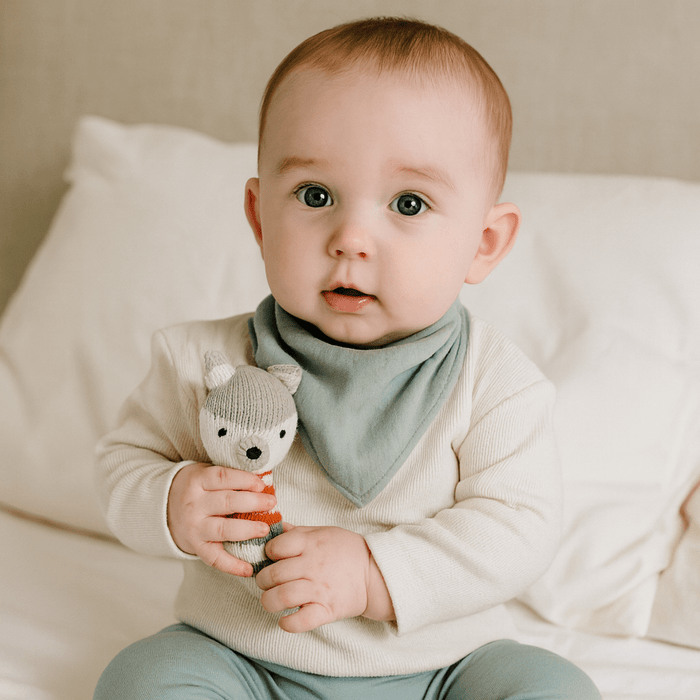 Langs Fox Rattle mini rattle | finley the fox — Nature Baby Outfitter
