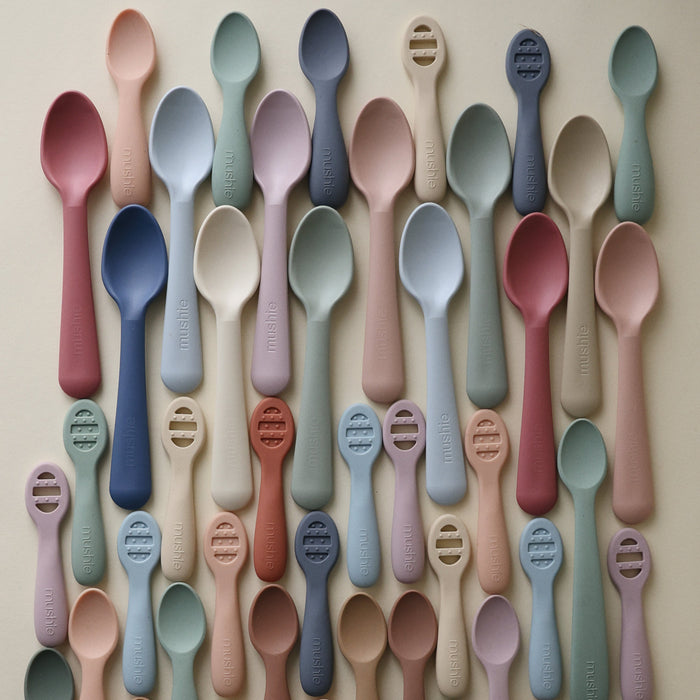 Silicone Toddler Starter Spoons - Nature Baby Outfitter
