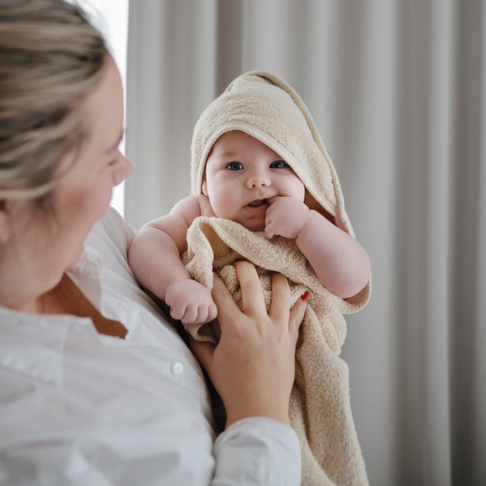 Organic Cotton Baby Hooded Towel - Nature Baby Outfitter