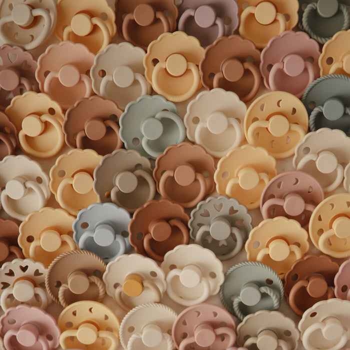 FRIGG Rope Natural Rubber Pacifier 2-Pack - Nature Baby Outfitter