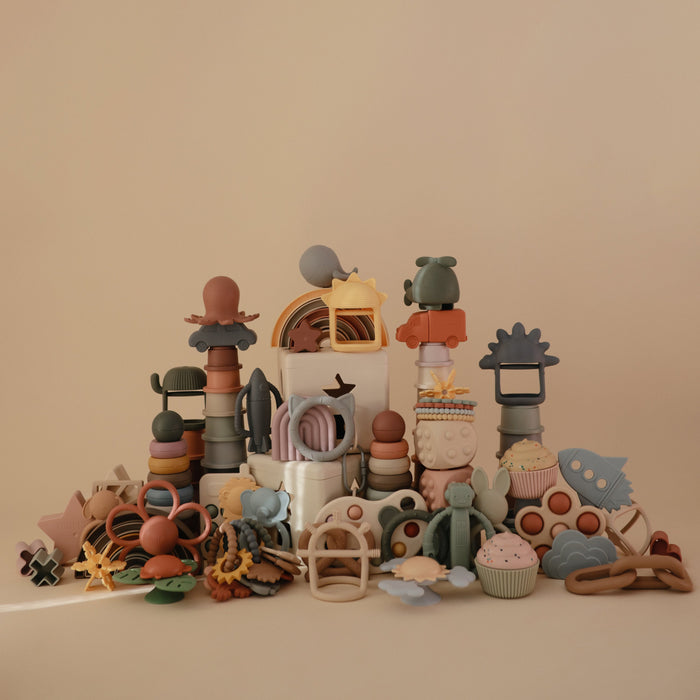 No-Drop Dino Teether (Tradewinds) - Nature Baby Outfitter