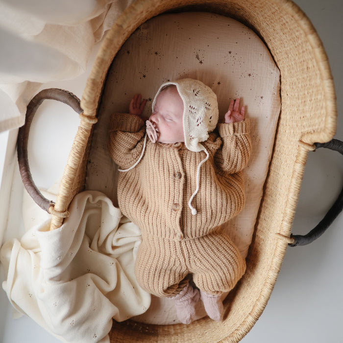 Extra Soft Bassinet Muslin Crib Sheet - Nature Baby Outfitter