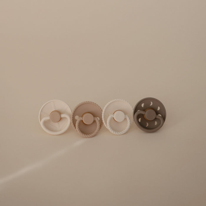 FRIGG Natural Rubber Pacifier 4-Pack - Nature Baby Outfitter