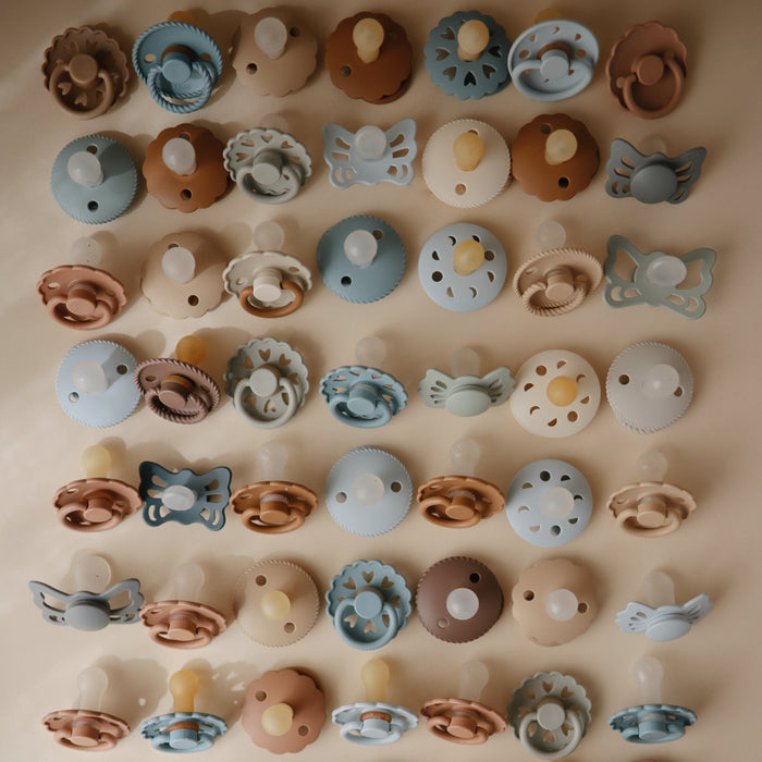 FRIGG Lucky Symmetrical Silicone Pacifier 2-Pack (6-18 Months) - Nature Baby Outfitter