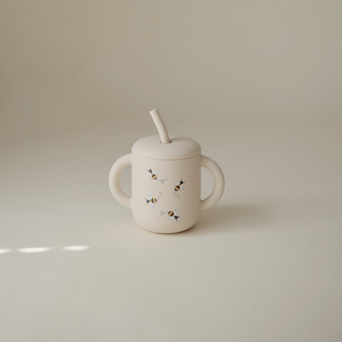 Silicone Training Cup + Straw - Nature Baby Outfitter