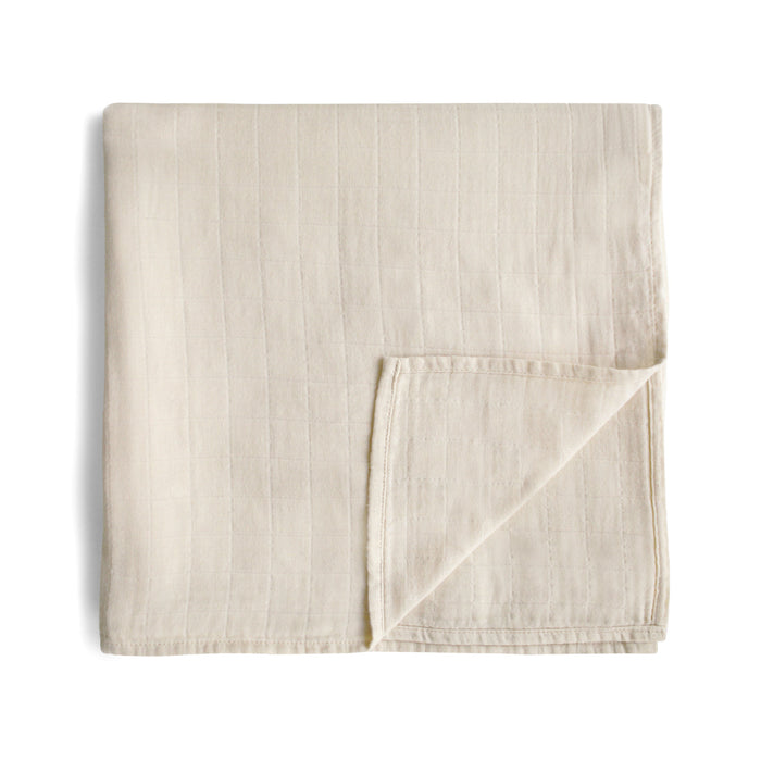Organic Cotton Muslin Swaddle Blanket - Nature Baby Outfitter