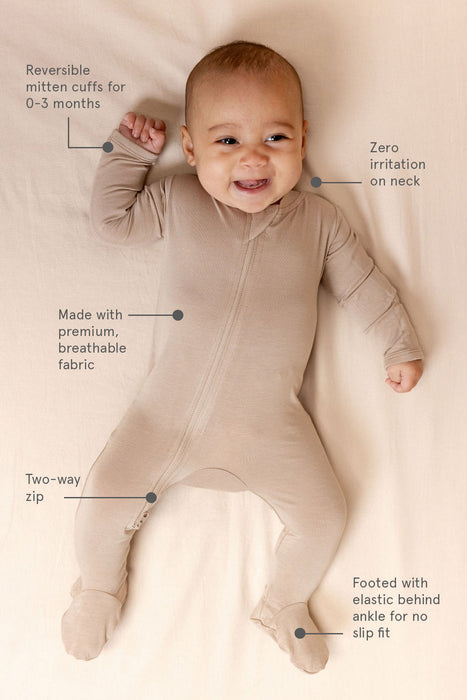 Acadian - CloudBlend™ Footed Pajamas - Nature Baby Outfitter