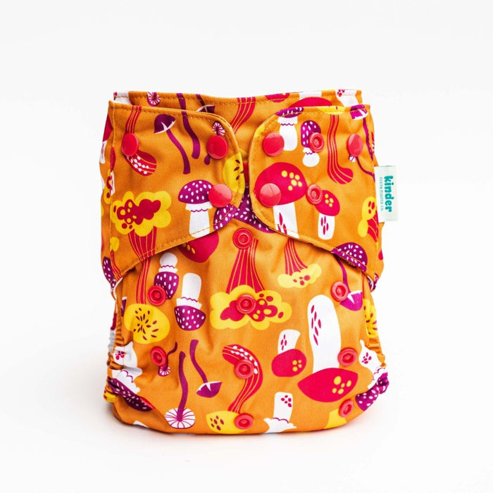 Nature: Essentials Pocket Cloth Diaper with Athletic Wicking Jersey, Grows with your Baby