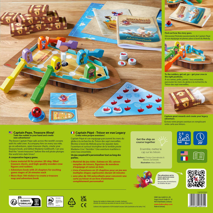 Capt'n Pepe: Treasure Ahoy! - Nature Baby Outfitter