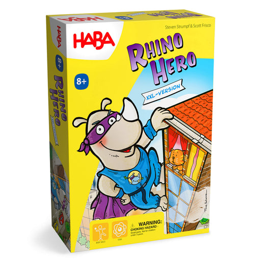 Giant Rhino Hero XXL Stacking Cards Game - Nature Baby Outfitter