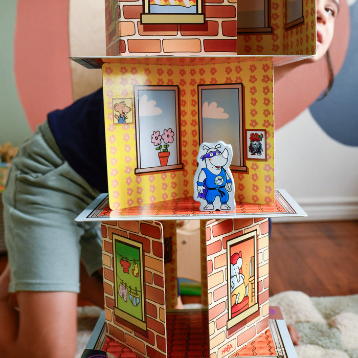Giant Rhino Hero XXL Stacking Cards Game - Nature Baby Outfitter