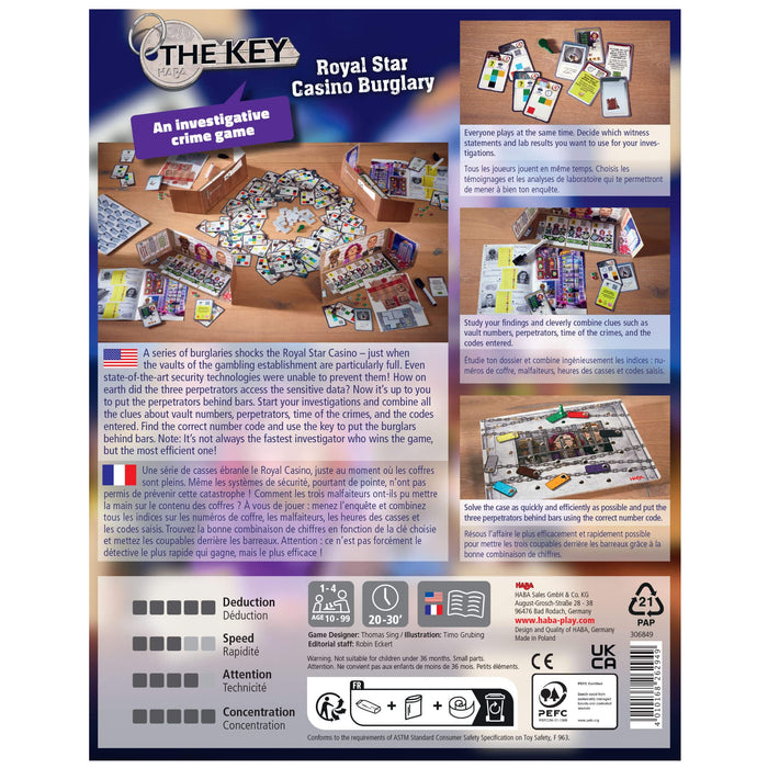 The Key - Royal Star Casino Burglary - Nature Baby Outfitter