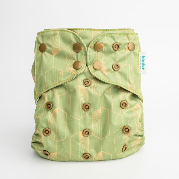 Abstract: Essentials Pocket Cloth Diaper with Athletic Wicking Jersey, Grows with your Baby