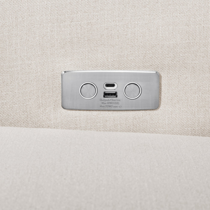 Monogram by Namesake Monroe Power Recliner and Swivel Glider