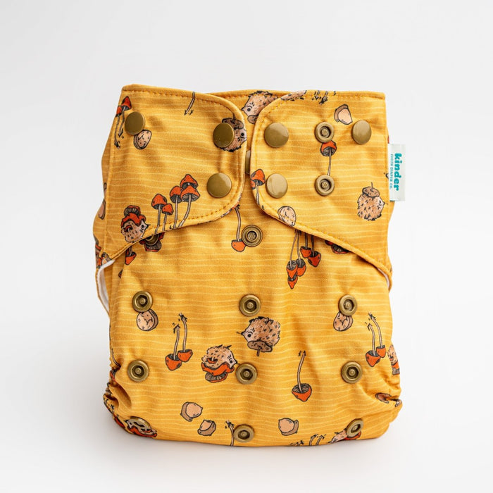 Nature: Essentials Pocket Cloth Diaper with Athletic Wicking Jersey, Grows with your Baby