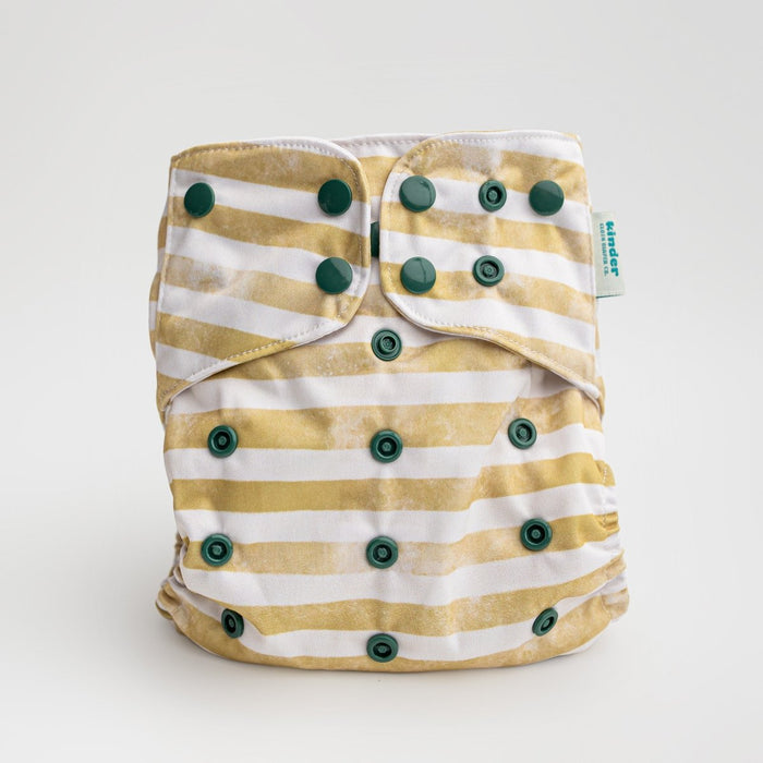 Abstract: Essentials Pocket Cloth Diaper with Athletic Wicking Jersey, Grows with your Baby
