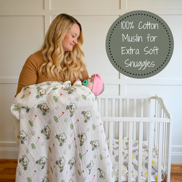 Golf A Round Swaddle Blanket