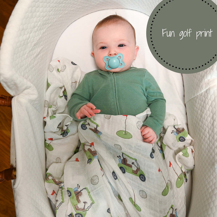 Golf A Round Swaddle Blanket