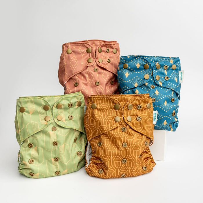 Abstract: Essentials Pocket Cloth Diaper with Athletic Wicking Jersey, Grows with your Baby