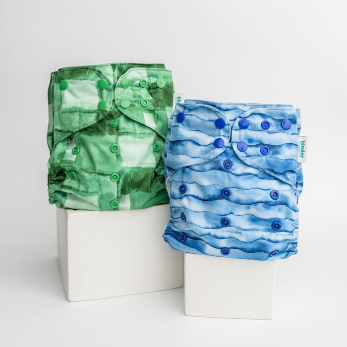 Abstract: Essentials Pocket Cloth Diaper with Athletic Wicking Jersey, Grows with your Baby