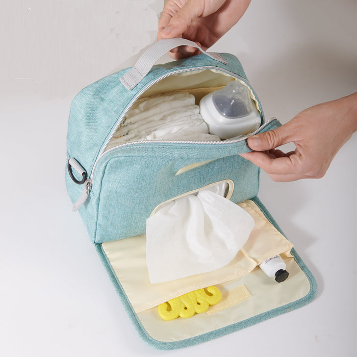 Diaper Clutch Bag with Wipe Dispenser