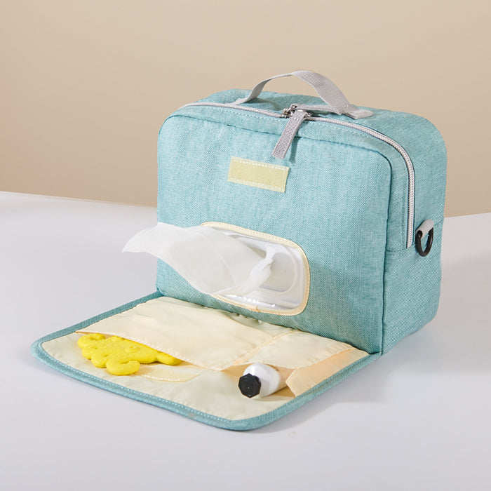 Diaper Clutch Bag with Wipe Dispenser