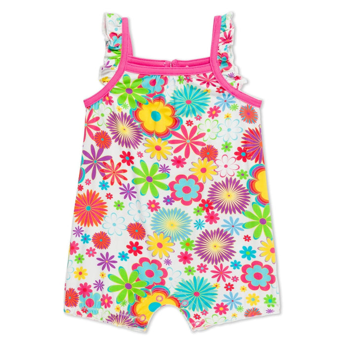 Groovy Bloom Bubble Romper