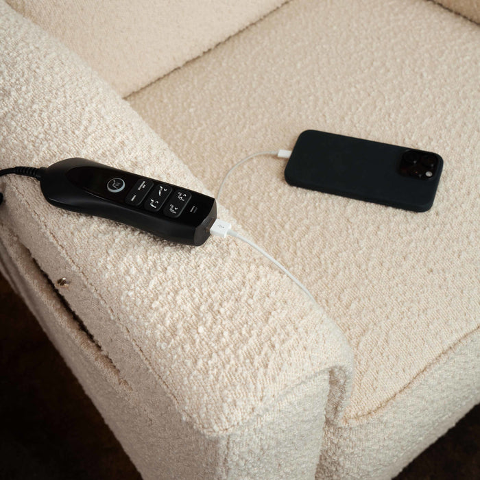 Namesake Willa Deluxe Power Recliner and Swivel Glider with Heat & Massage