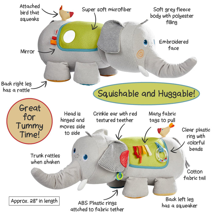 Elephant Discovery Pillow - Nature Baby Outfitter