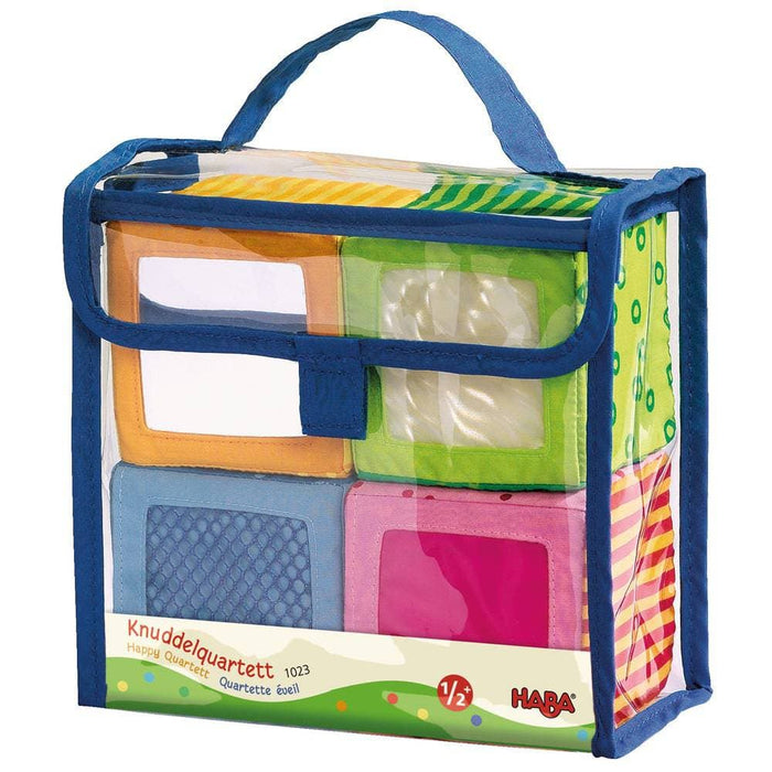 Happy Quartett Baby's 4 Piece Soft Block Set - Nature Baby Outfitter