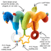 Rainbow Activity Spiral Stroller & Car Seat Toy - Nature Baby Outfitter