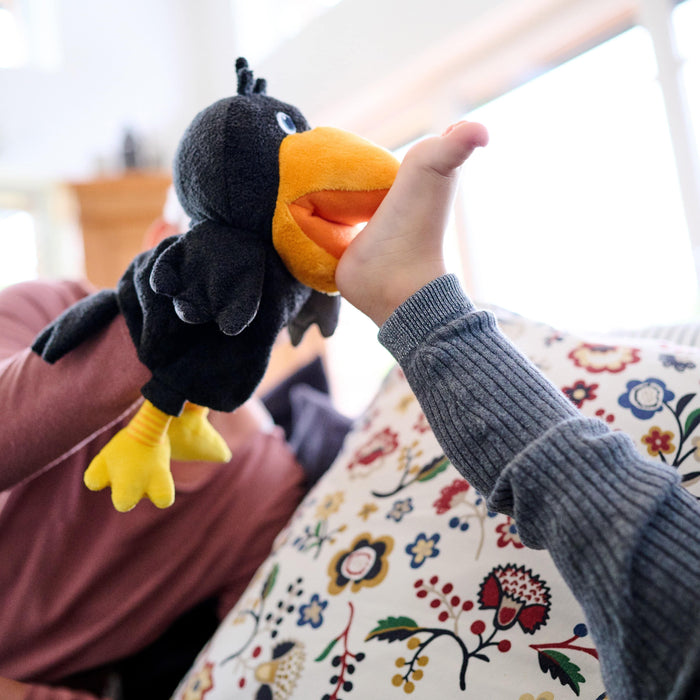Theo the Raven Glove Puppet - Nature Baby Outfitter