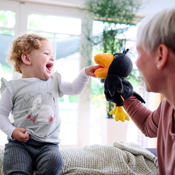 Theo the Raven Glove Puppet - Nature Baby Outfitter