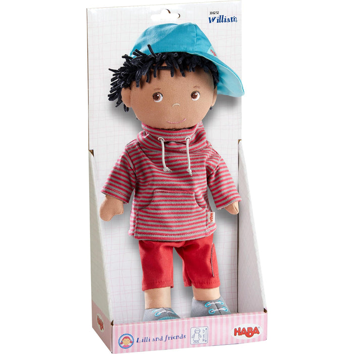 William 12" Soft Boy Doll - Nature Baby Outfitter