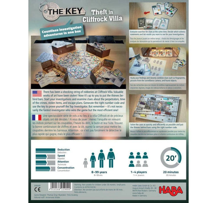 The Key: Theft at Cliffrock Villa - Nature Baby Outfitter