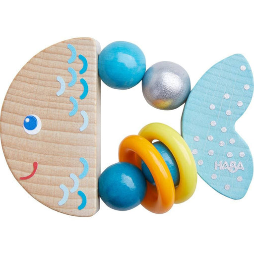 Rattlefish Wooden Baby Rattle - Nature Baby Outfitter