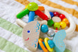 Rattlefish Wooden Baby Rattle - Nature Baby Outfitter