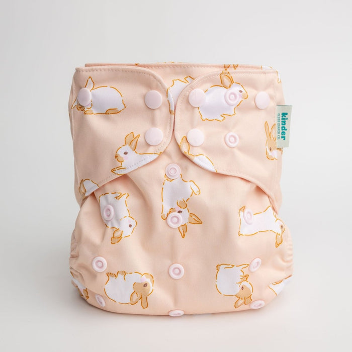Animals and Insects: Essentials Pocket Cloth Diaper with Athletic Wicking Jersey, Grows with your Baby