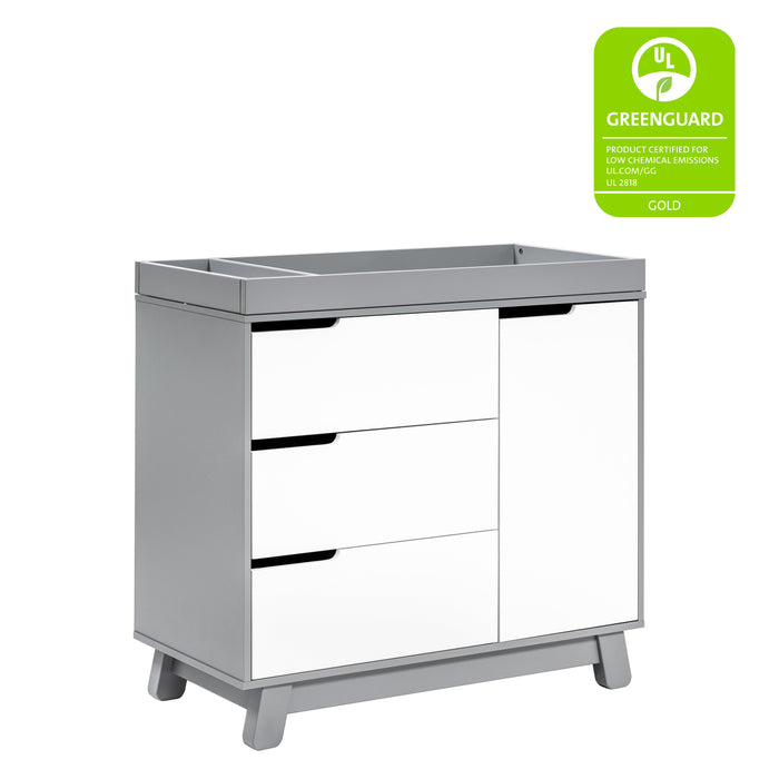 Babyletto Hudson 3-Drawer Changer Dresser with Removable Changing Tray - Nature Baby Outfitter