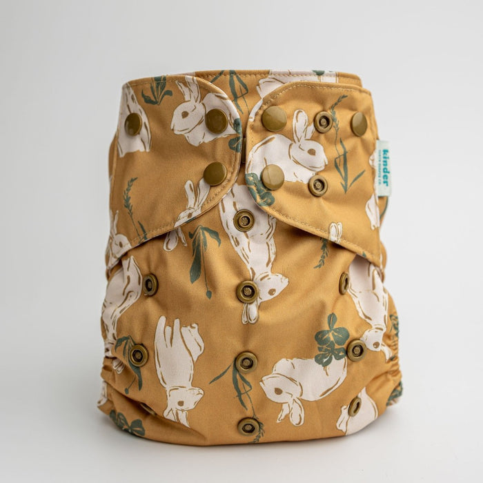 Animals and Insects: Essentials Pocket Cloth Diaper with Athletic Wicking Jersey, Grows with your Baby