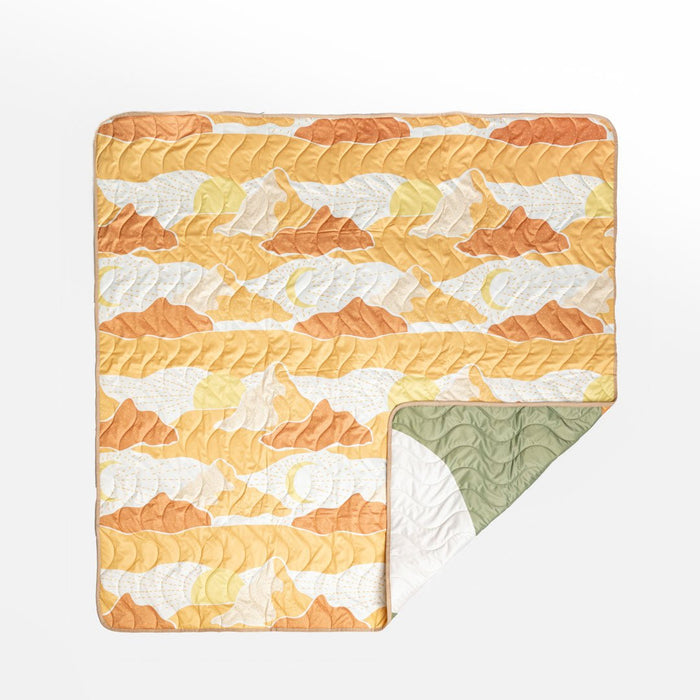 Anywhere Adventure Play Mat, Featuring Quilted Wipeable Machine Washable Fabric