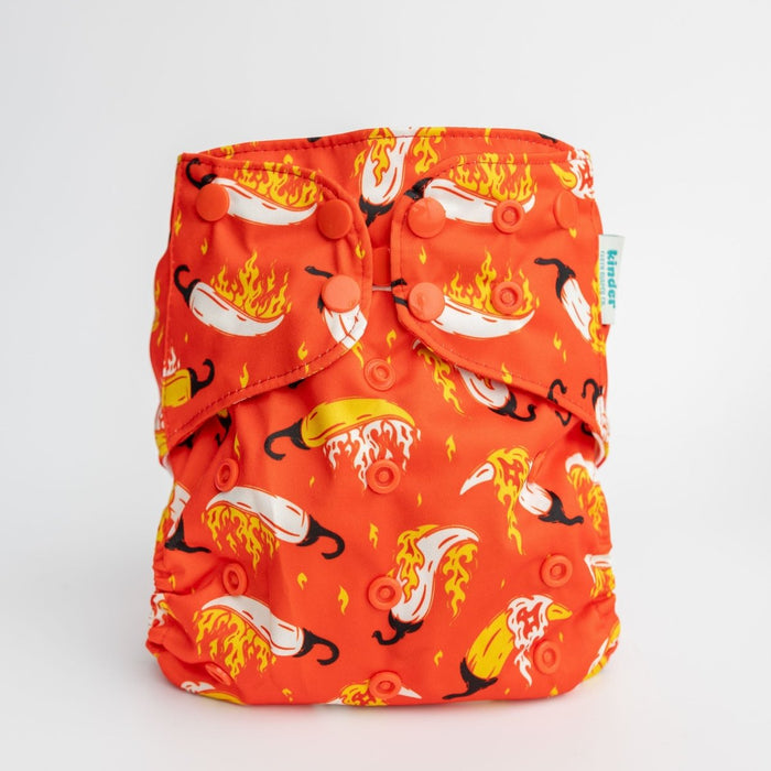 Food: Essentials Pocket Cloth Diaper with Athletic Wicking Jersey, Grows with your Baby