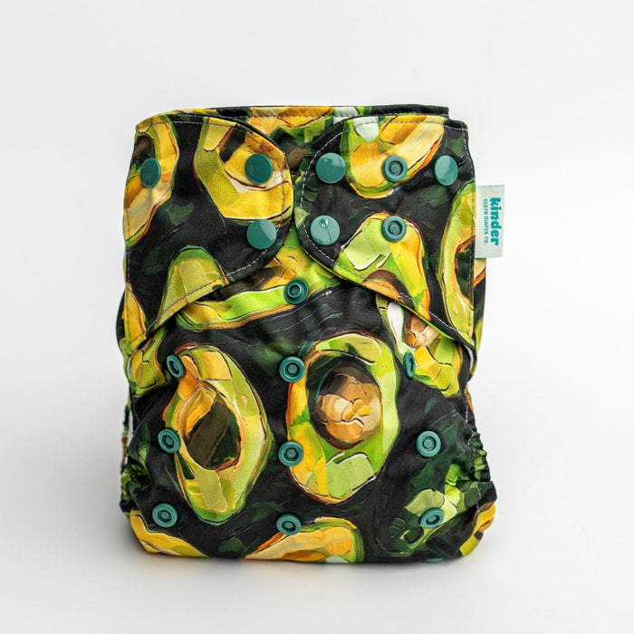 Food: Essentials Pocket Cloth Diaper with Athletic Wicking Jersey, Grows with your Baby
