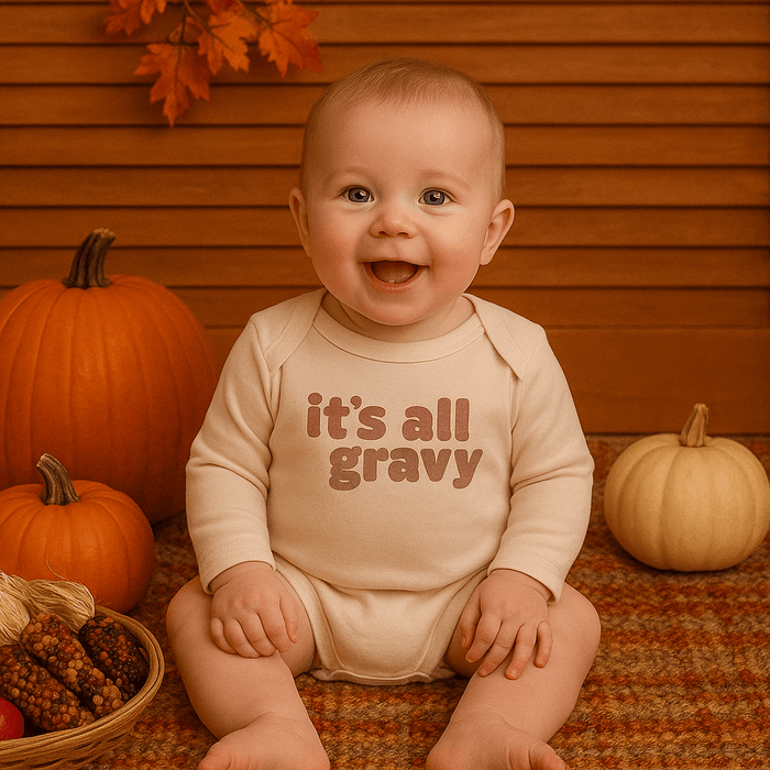 graphic bodysuit | all gravy (long sleeve)