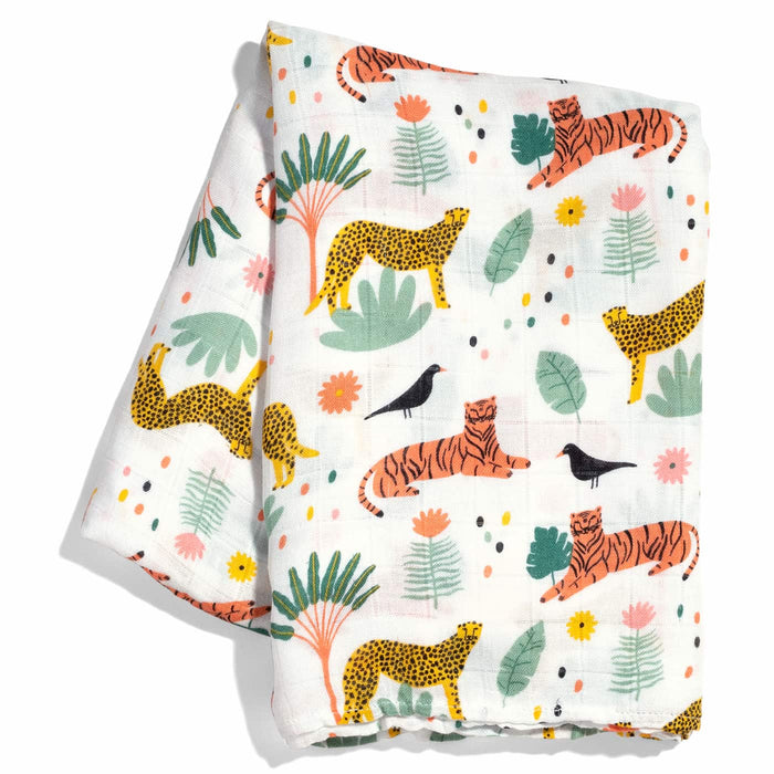 In The Jungle bamboo swaddle - Nature Baby Outfitter