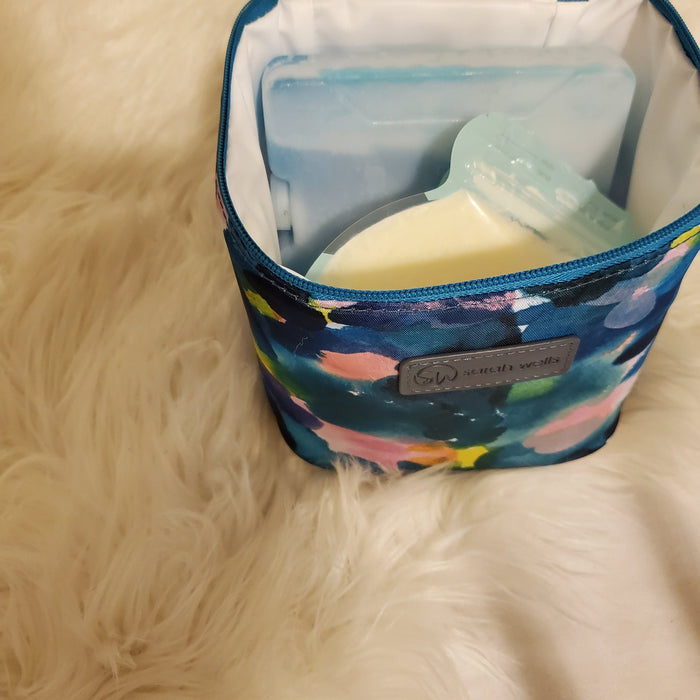 Sarah Wells Cold Gold Breastmilk Cooler – Insulated Milk Storage & Ice Pack – Machine Washable for Moms