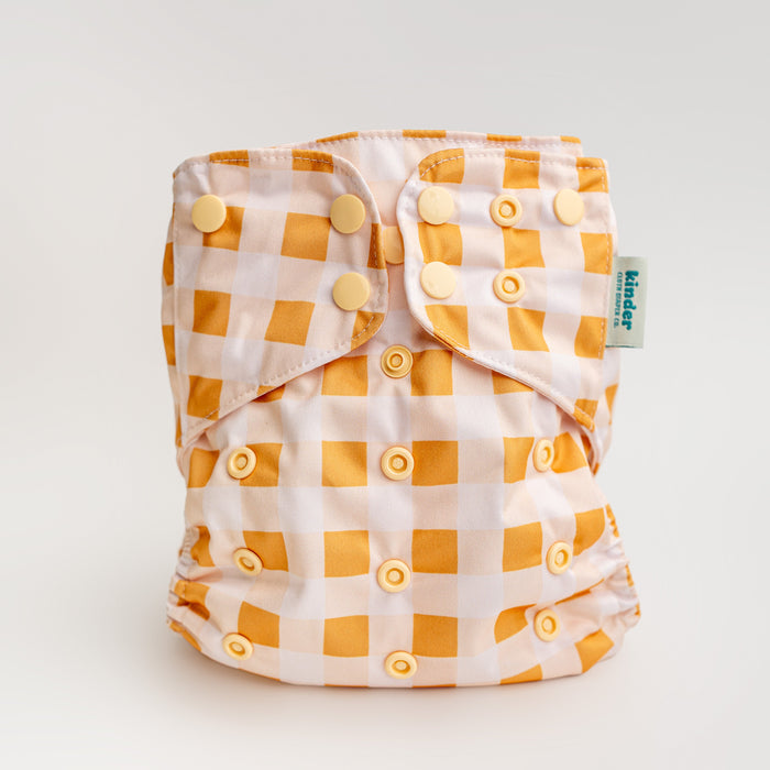 Abstract: Essentials Pocket Cloth Diaper with Athletic Wicking Jersey, Grows with your Baby