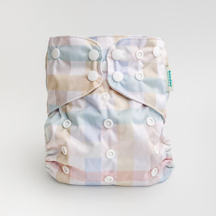 Abstract: Essentials Pocket Cloth Diaper with Athletic Wicking Jersey, Grows with your Baby