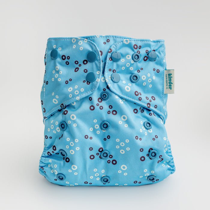 Abstract: Essentials Pocket Cloth Diaper with Athletic Wicking Jersey, Grows with your Baby